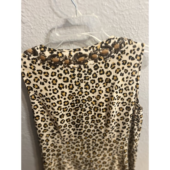 Tommy Bahama Animal Print Shirt Sleeveless Women Size Small - Picture 5 of 6
